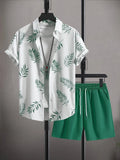 Kit Praia Bonanza Camisa + Bermuda Masculina