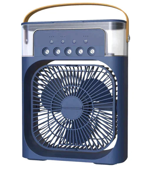 Mini Ventilador e Humidificador de Ar Portátil