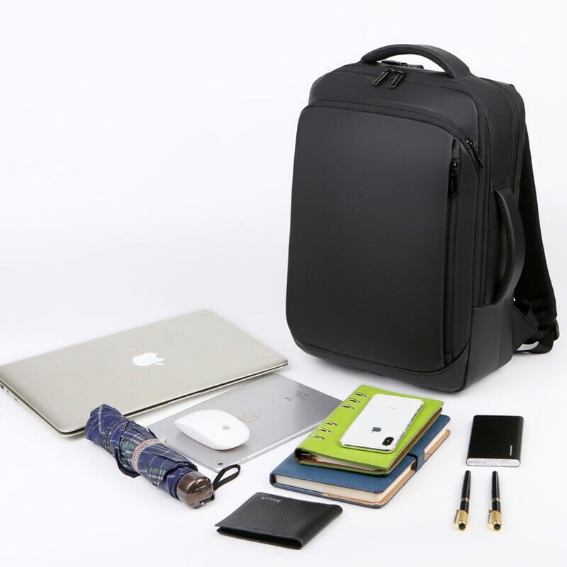 Mochila Executiva Premium Edge - Notebook 15`, Impermeável e Porta USB