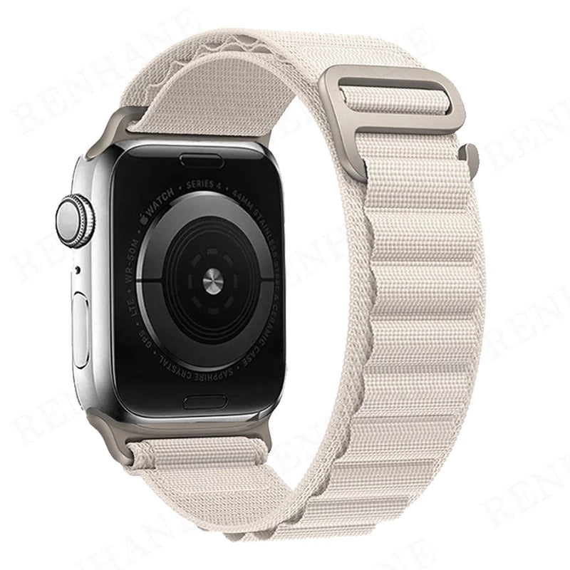 Alpine Loop Nylon Band for Apple Watch 49mm 45mm 41mm 44mm 40mm 42mm 38mm Metal Hook Bracelet iWatch Ultra 34 5 SE 6 7 8