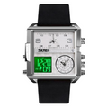 Skmei Men's Square Luxury Watch with Chronograph and Date