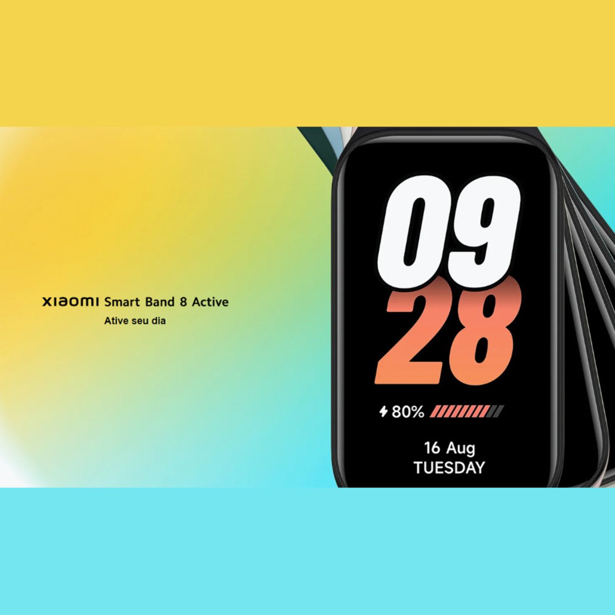 Relogio Esportivo Xiaomi Smart Band 8 Active Global