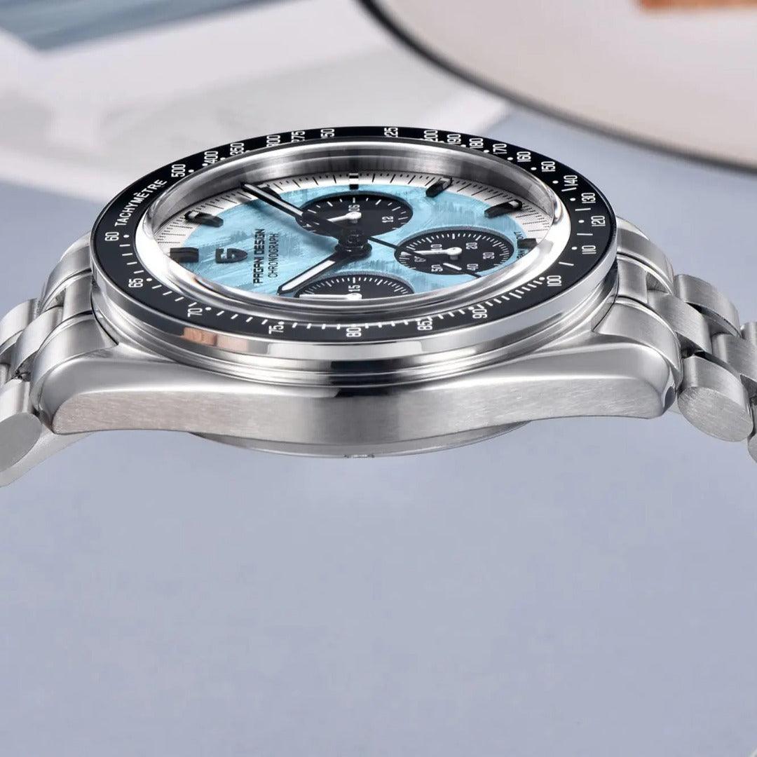 Relógio Masculino Pagani Chronograph - Azul Glacial