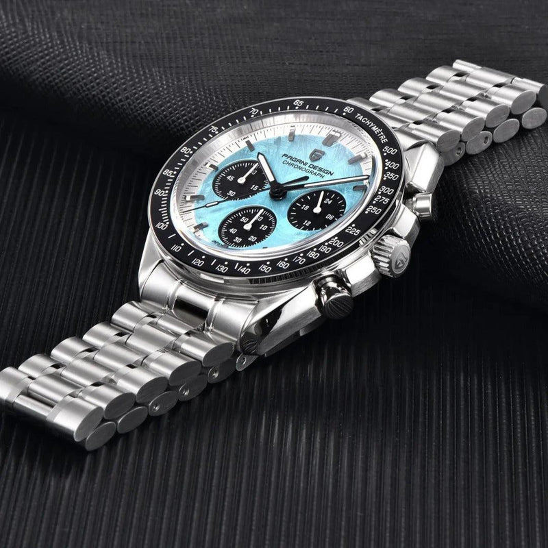 Relógio Masculino Pagani Chronograph - Azul Glacial