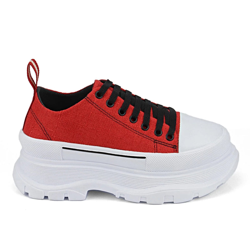 Tênis Plataforma Feminino Influencer Sola Alta Confortavél Leve Sneaker Casual Sophia