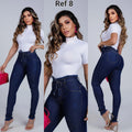 Women's High Waist Jeans with Lycra Lift Skinny Butt