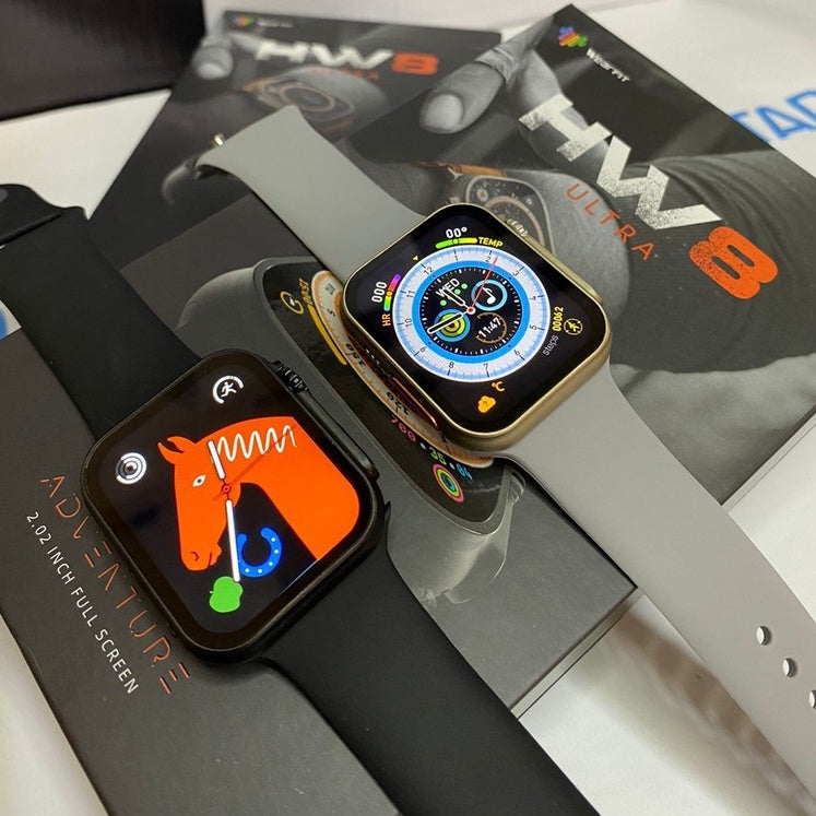 HW8 UItra IWO Watch 8 Ultra Smartwatch Unissex NFC 3 Botão Impermeável