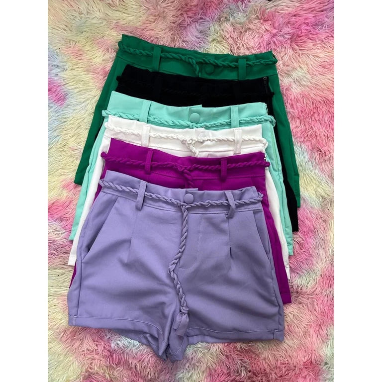 Short Feminino Social de Amarração