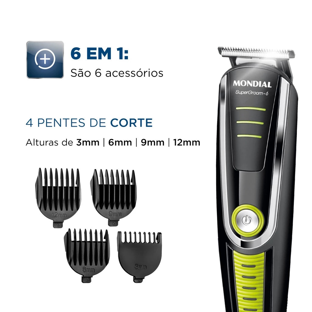 Mondial Super Groom 06 Bivolt Bg-04 Hair Trimmer