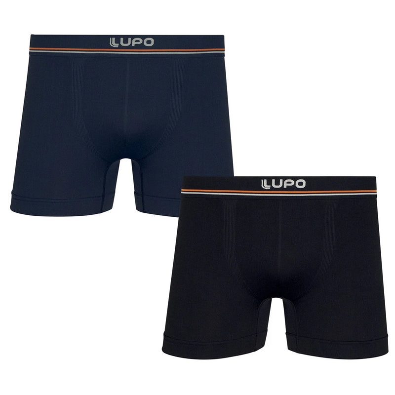 Kit with 4 Lupo Seamless Microfiber Boxer Briefs