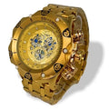 Magnum wrist watch Zeus venom Golden hybrid Heavy Luxury + Box