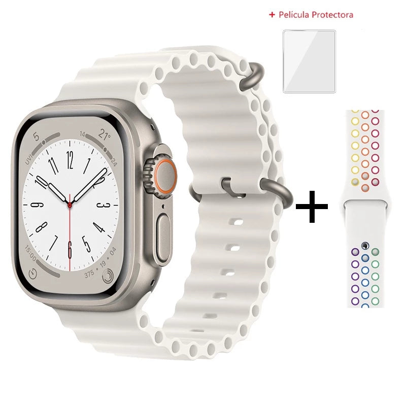 Relógio SmartWatch Original 8 Ultra Smartwatch 8 Series Teste De Pressão Arterial Sem Fio De Carregamento Bluetooth