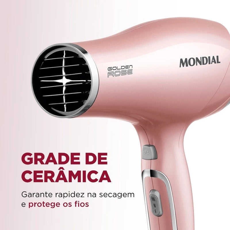 Mondial Golden Rose SCN-32 Hair Dryer Power 2000w 220v