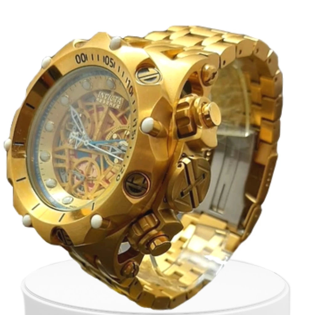 Magnum wrist watch Zeus venom Golden hybrid Heavy Luxury + Box