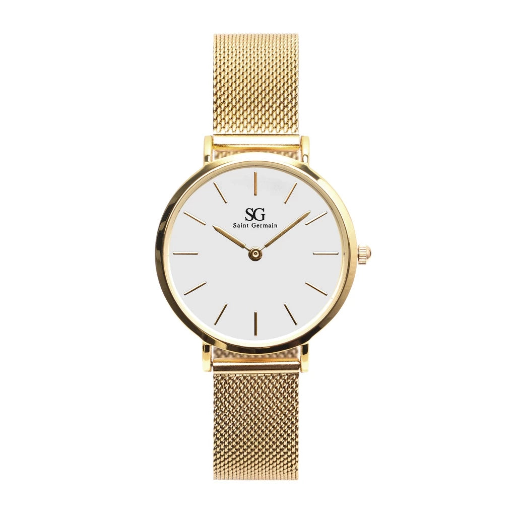 Relógio Feminino Saint Germain Chelsea Gold 32mm