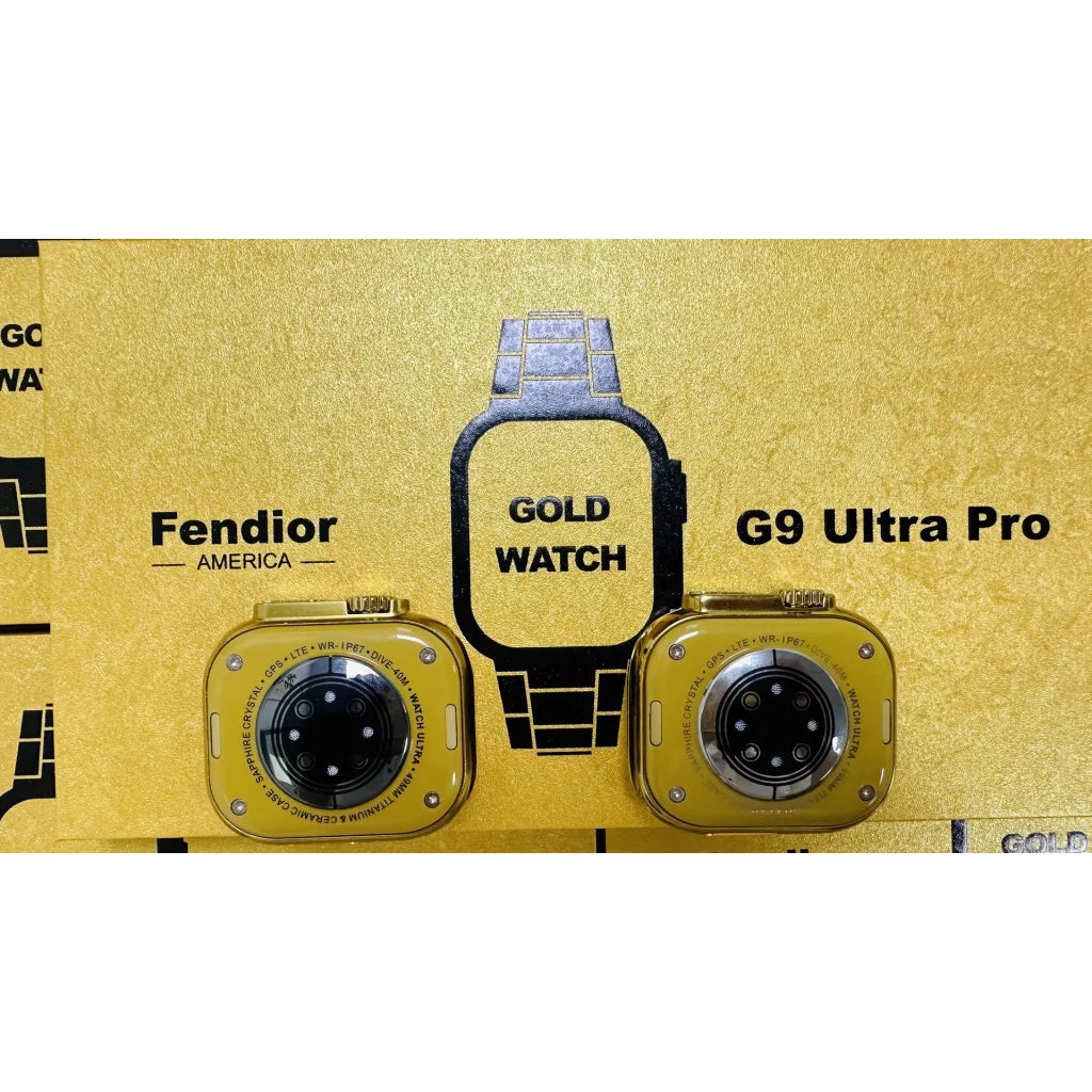 2023 G9 Ultra Pro Gold Relógio Inteligente NFC Sem Fio