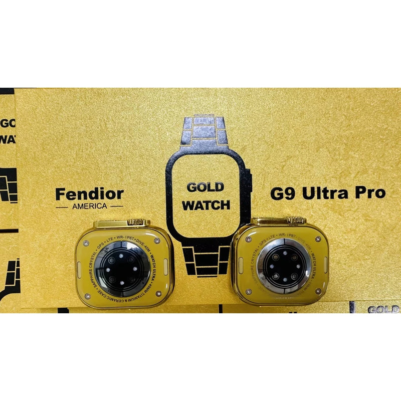 2023 G9 Ultra Pro Gold Relógio Inteligente NFC Sem Fio