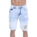 Bermuda Jeans Destroyed Com Detalhe