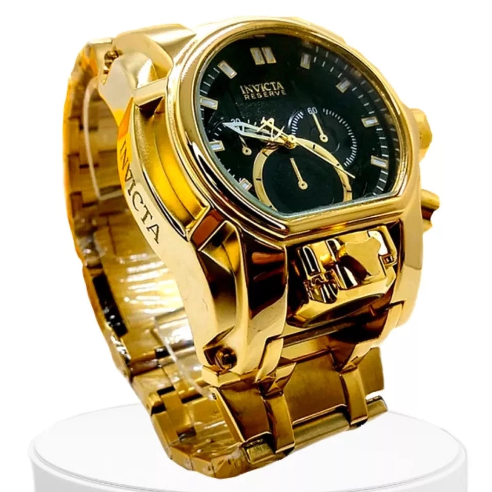 Magnum wrist watch Zeus venom Golden hybrid Heavy Luxury + Box