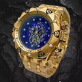 Magnum wrist watch Zeus venom Golden hybrid Heavy Luxury + Box