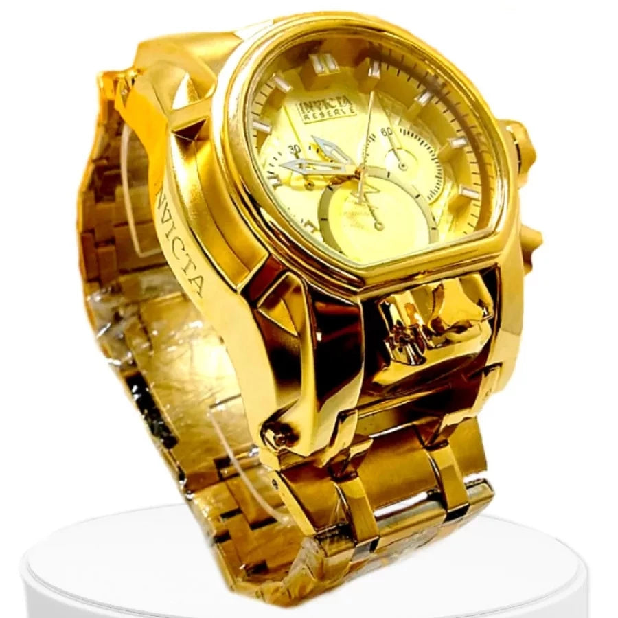 Magnum wrist watch Zeus venom Golden hybrid Heavy Luxury + Box