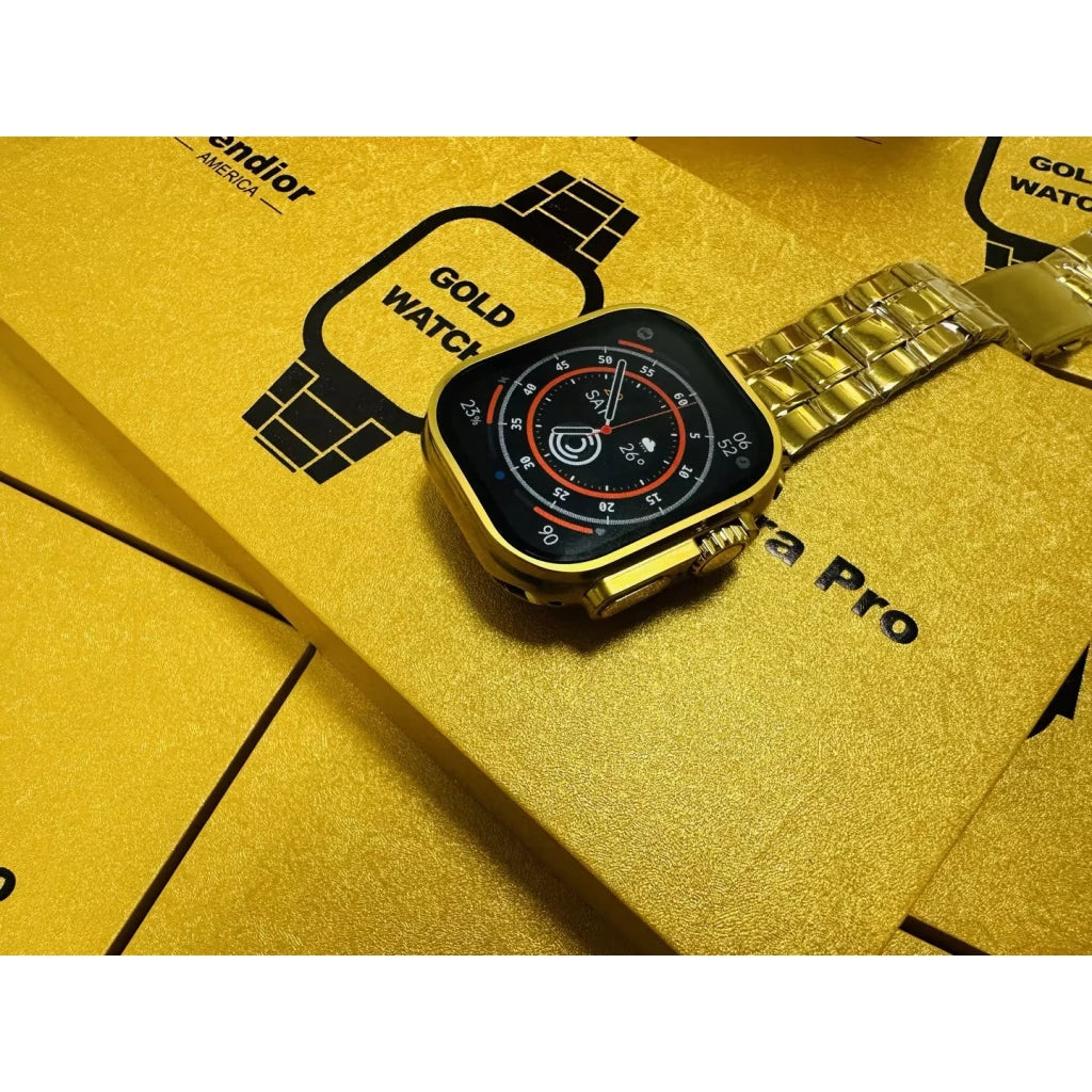 2023 G9 Ultra Pro Gold Smart Watch NFC Wireless Smartwatch Bluetooth PK Series HK9PRO/HK8PROMAX