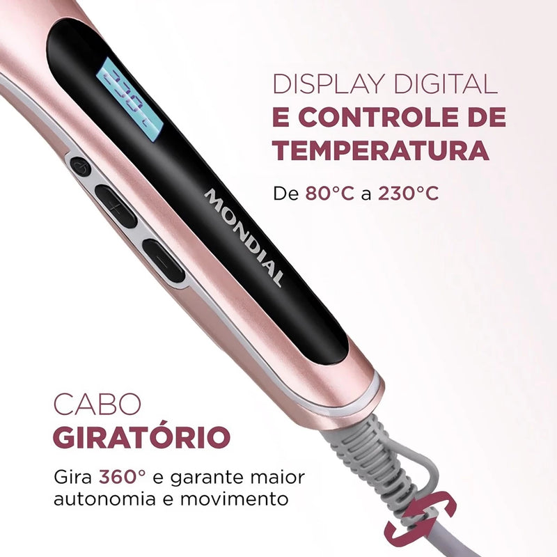 Digital Line Mondial EA 02 Bivolt Electric Straightening Brush