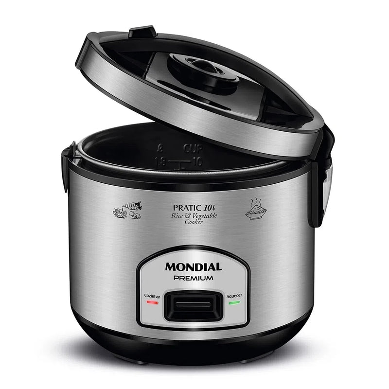 Mondial Pratic Premium Electric Rice Cooker -10L -700W -PE-42-10X -220V