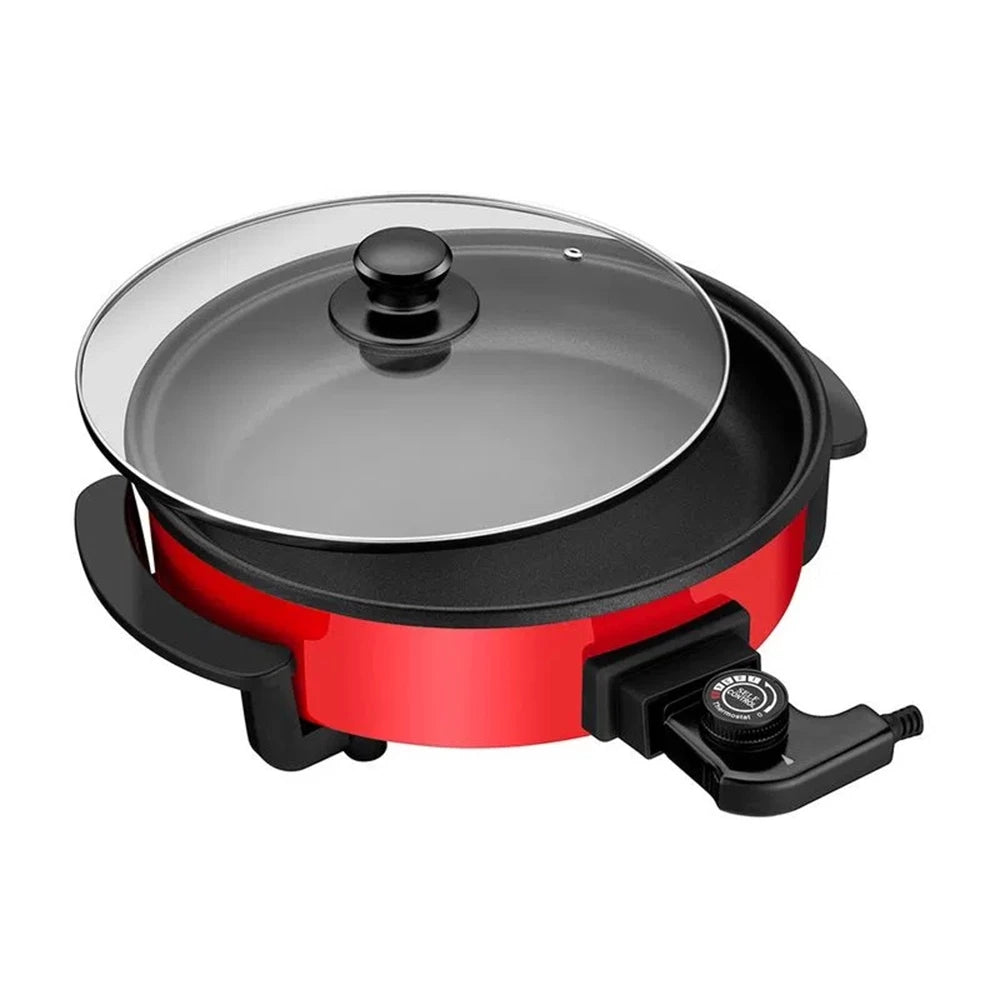 Electric Pan Mondial MultiCook Red 1200W PE-28 220V