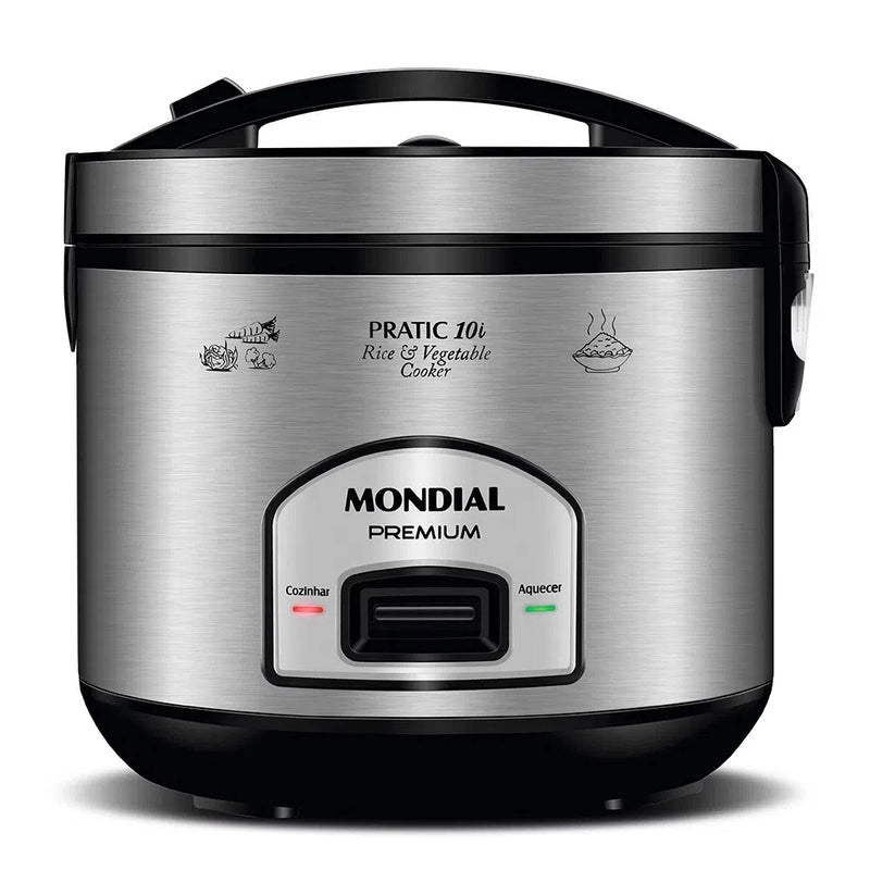 Mondial Pratic Premium Electric Rice Cooker -10L -700W -PE-42-10X -220V