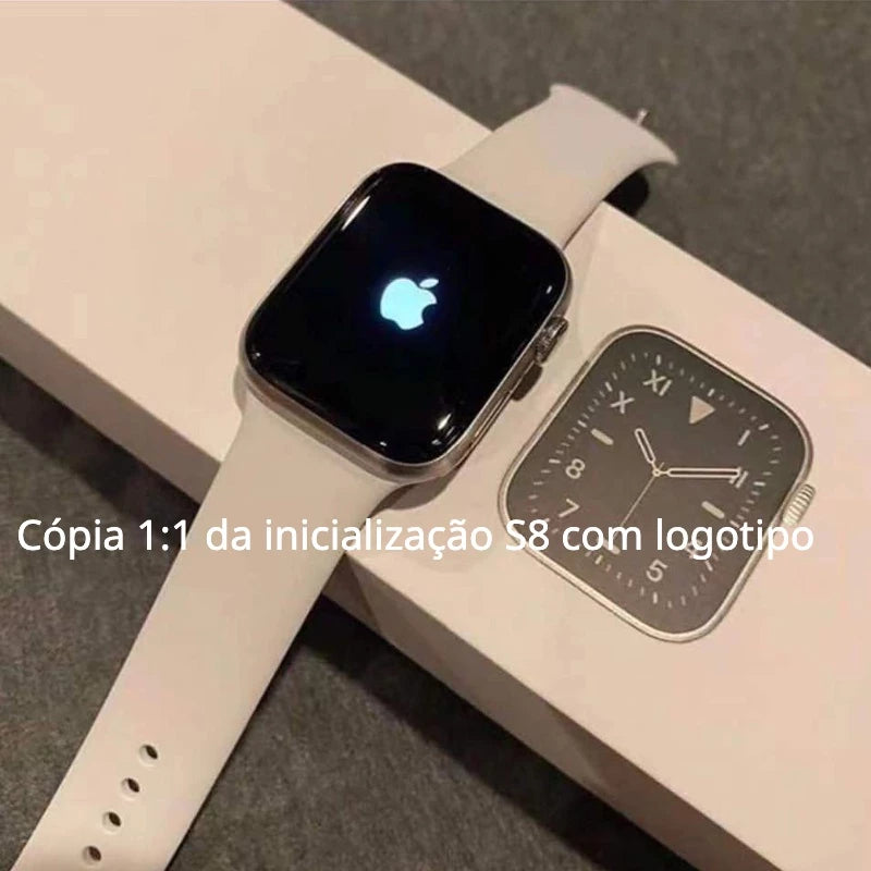 Relógio Apple Série 9 Smartwatch Unissex Monitor De Frequência Cardíaca Smart Talk 45mm