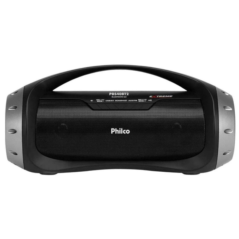 Caixa de Som Philco PBS40BT2 Com Bluetooth 50W RMS Bivolt