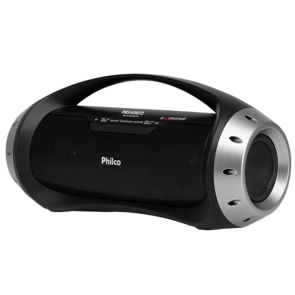 Caixa de Som Philco PBS40BT2 Com Bluetooth 50W RMS Bivolt