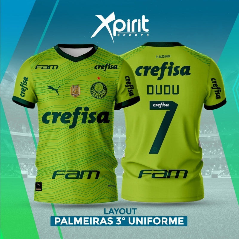 Camiseta Personalizada Manto do Palmeiras Masculina e Feminina