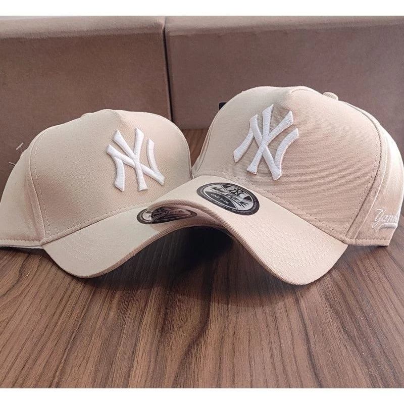 Bonés NY New York Yankess moda Aba Curva Trucker Destroyed Rasgado Rasgadinho Fitão Strapback