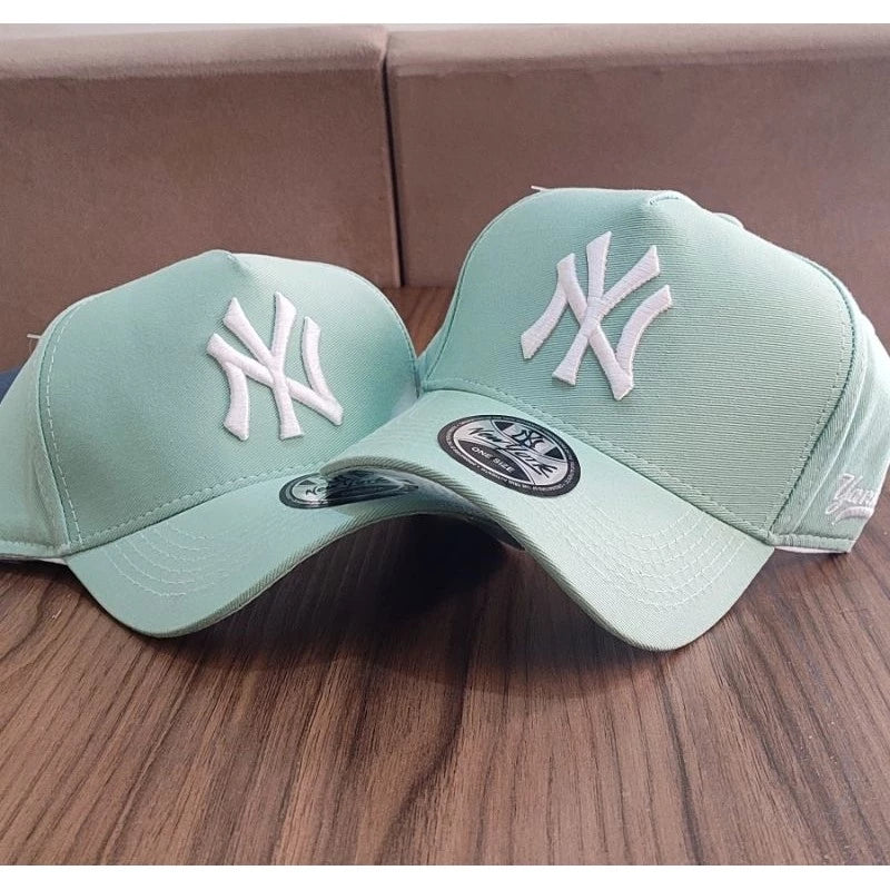 Bonés NY New York Yankess moda Aba Curva Trucker Destroyed Rasgado Rasgadinho Fitão Strapback