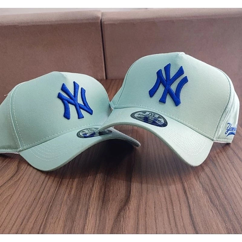 Bonés NY New York Yankess moda Aba Curva Trucker Destroyed Rasgado Rasgadinho Fitão Strapback