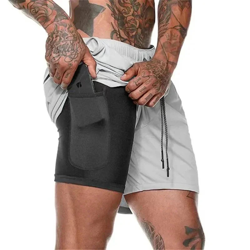 Shorts Masculino DryFit Com Compressão + [BRINDE EXCLUSIVO]