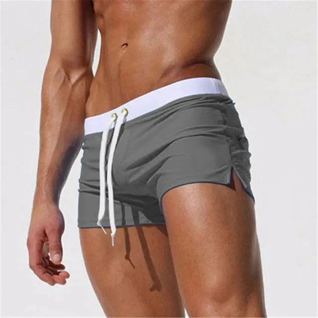 Sunga Masculina Boxer Beach com Bolso