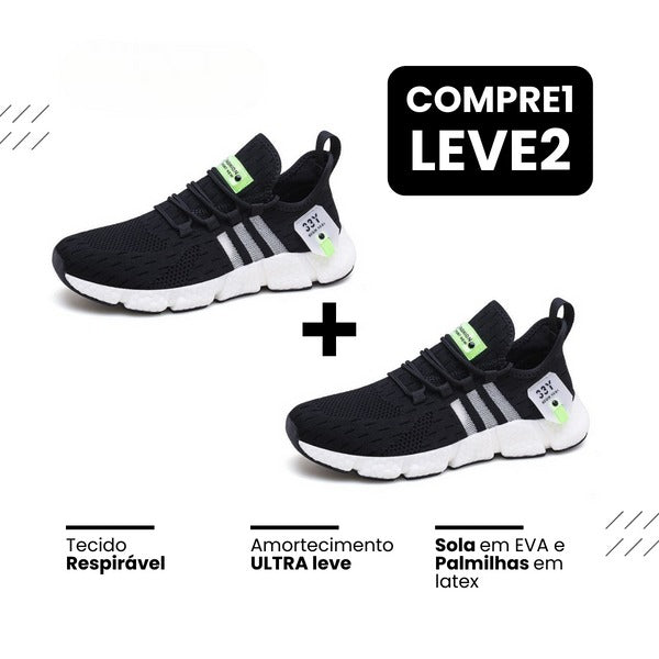 Tênis Esportivo Fast Comfort 33Y Unissex (COMPRE 1, LEVE 2 + Frete Grátis)