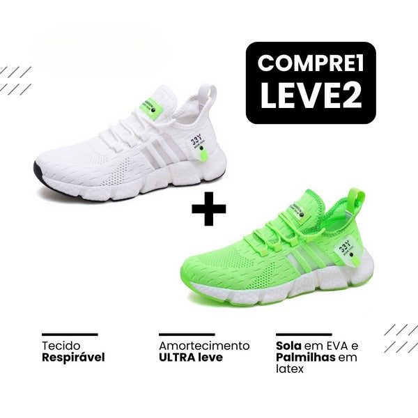 Tênis Esportivo Fast Comfort 33Y Unissex (COMPRE 1, LEVE 2 + Frete Grátis)