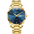 Olevs Men's Golden Automatic Casual Casual Watch