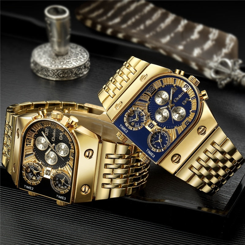 Oulm Gold Limited Edition Original Men's Watch