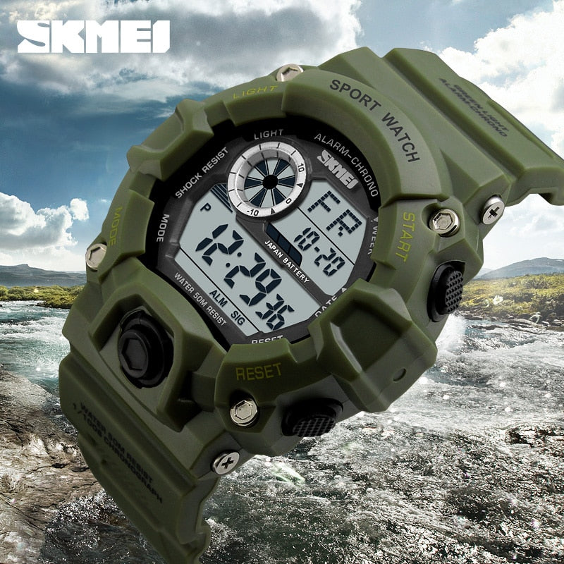 Original Waterproof Military Digital Men's Watch