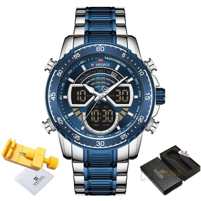 Relógio Naviforce Masculino 9189 Blacklight