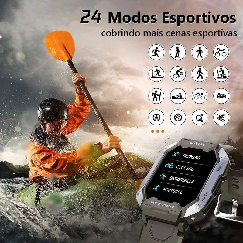 Relógio Smartwatch Indestrutível Militar Original