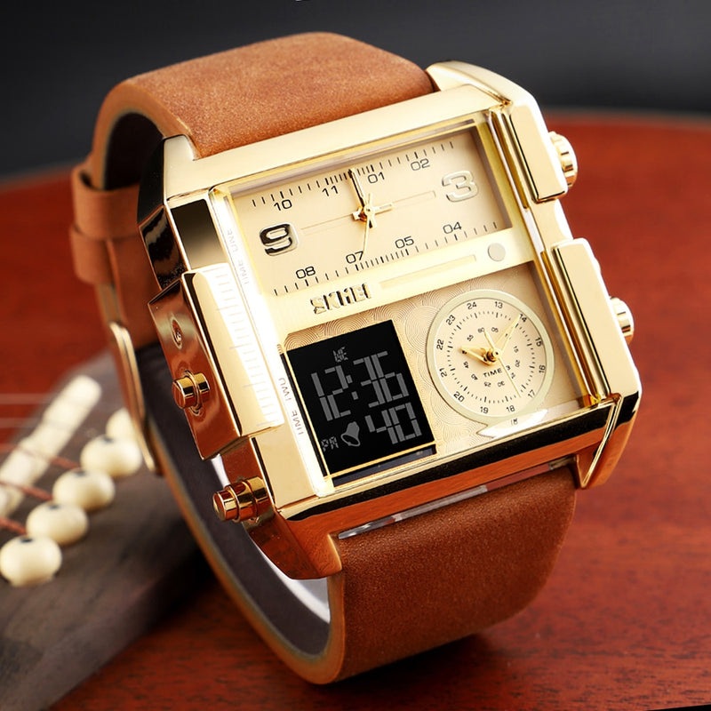 SKMEI Original Elegance Square Men's Watch