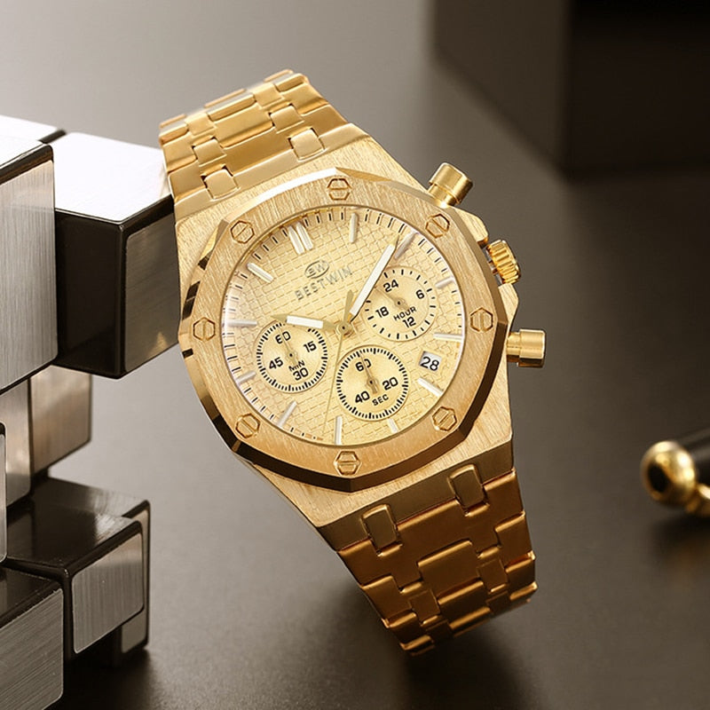 Relógio Masculino Chronograph Luxo Original