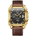 Olevs Luxury Original Square Men's Watch