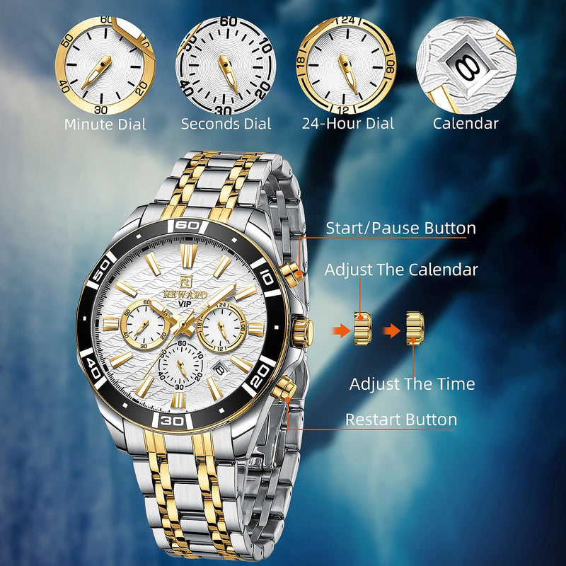 Reward Vip Automatic Original Chronograph Men's Watch